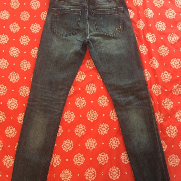 Express midrise super skinny denim jeans sz 0r - Picture 8 of 10